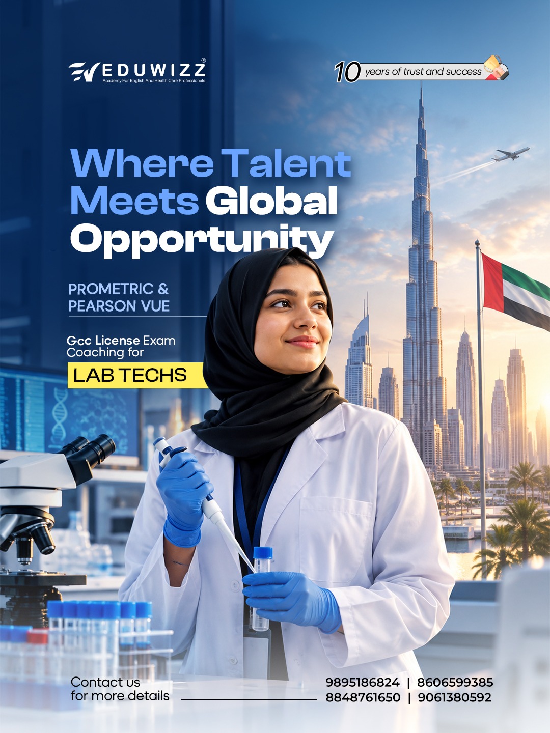 Prometric and Pearson VUE GCC licence exam coaching for lab techs